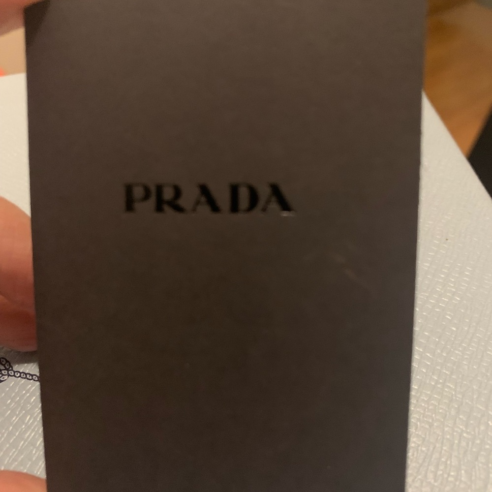 Prada leather sneakers - black - platform sole. Size 38. - Picture 8 of 10